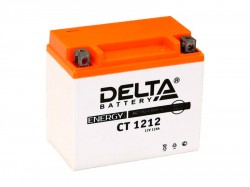 Аккумулятор Стартерный Delta CT 1212 12V 12Ah