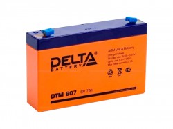 Аккумулятор Delta DTM 607 6В 7А*ч