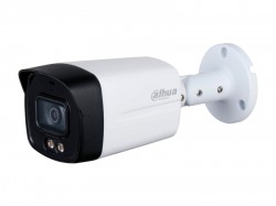 HDCVI камера Dahua DH-HAC-HFW1239TLMP-A-LED-0360B metal+plastic Full-color Starlight (2MP/3,6mm/IR 40m/Audio, IP67)