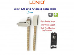 LDNIO LC-87 USB-microUSB и USB-Lightning