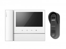 COMMAX CDV-70NM White+панель DRC-4CPN3 Silver