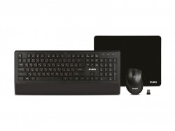 Клавиатура+мышь+коврик SVEN KB-C3800W черный