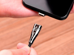 HOCO U75 Blaze для передачи данных и зарядки USB-Lightning, магнитный коннектор, 3A, 1.2м, черный