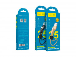HOCO X35 Premium USB-microUSB для передачи данных и зарядки, 2.4А, 0.25m, black