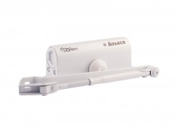 Доводчик НОРА-М 430 ISPARUS (50-110кг) морозостойкий, белый