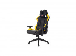 Кресло игровое Zombie VIKING 5 AERO  черный/желтый с подголовником