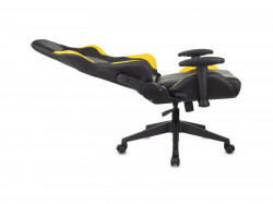 Кресло игровое Zombie VIKING 5 AERO  черный/желтый с подголовником