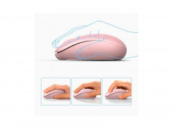Мышь беспроводная UGREEN MU105 USB pink