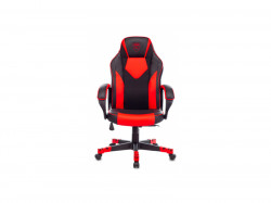 Кресло игровое Zombie GAME 17 черный/красный