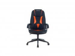 Кресло игровое  Zombie 8 черный/оранжевый