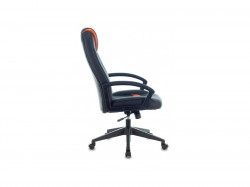 Кресло игровое  Zombie 8 черный/оранжевый