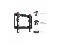 Кронштейн для TV и LCD мониторов Kromax Tuarex OLIMP-115 black