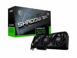 Видеокарта MSI GeForce RTX 5070 12G SHADOW 3X OC PCI-E Gen 5 Видеокарта MSI GeForce RTX 5070 12G SHADOW 3X OC PCI-E Gen 5