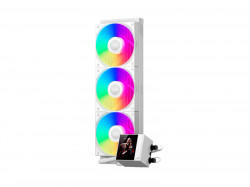 CPU Water Cooler PC Cooler DC360 Pro ARGB Display WH (LGA 1851/1700/1500/115X, AM4/5, Pump 2600RPM, 3*120mm ARGB FAN, TDP 280W) CPU Water Cooler PC Cooler DC360 Pro ARGB Display WH (LGA 1851/1700/1500/115X, AM4/5, Pump 2600RPM, 3*120mm ARGB FAN, TDP 280W)