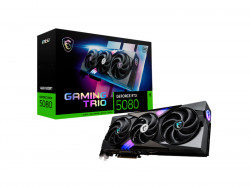 Видеокарта MSI GeForce RTX 5080 16G GAMING TRIO OC PCI-E 5.0, 16 GB GDDR7 / 256-bit Видеокарта MSI GeForce RTX 5080 16G GAMING TRIO OC PCI-E 5.0, 16 GB GDDR7 / 256-bit