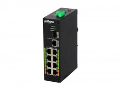 Коммутатор сетевой Dahua DH-LR2110-8ET-120 8 PoE