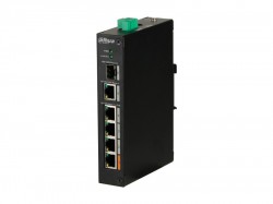 Коммутатор сетевой Dahua DH-PFS3106-4ET-60 4 PoE