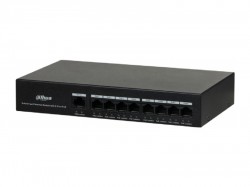 Коммутатор сетевой Dahua DH-PFS3009-8ET-65 8 PoE