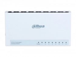 Коммутатор сетевой Dahua DH-PFS3008-8ET-L