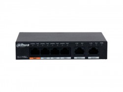 Коммутатор сетевой Dahua DH-PFS3006-4GT-60-V2