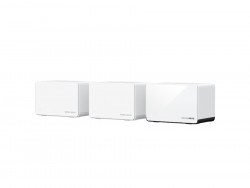 Mesh-система Wi-Fi 6 MERCUSYS Halo H85X (3-pack) (AX3000/ 2,4ГГц до 574 Мбит/с/ 5 ГГц до 2,4 Гбит/с/ MU-MIMO/ до 650 м²/ 1×WAN/LAN 2,5 Гбит/с + 2×WAN/LAN 1 Гбит/с)