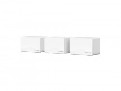 Mesh-система Wi-Fi 7 MERCUSYS Halo H25BE (3-pack) (BE3600/ 2,4ГГц до 688 Мбит/с/ 5 ГГц до 2,8Гбит/с/ до 650 м²/ 3×WAN/LAN 1 Гбит/с/ 4K-QAM/ Multi-Link)